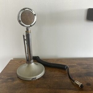 Vintage Astatic Lollipop D-104 Microphone with Cord - T-UG8 Stand Untested